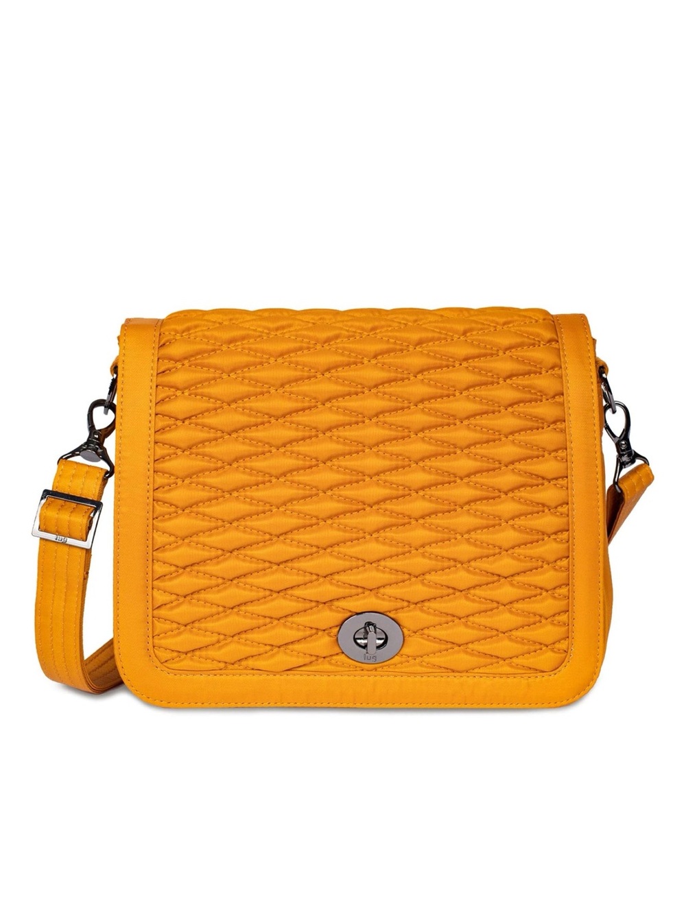 Lug Bubble Turnlock Crossbody Bag
